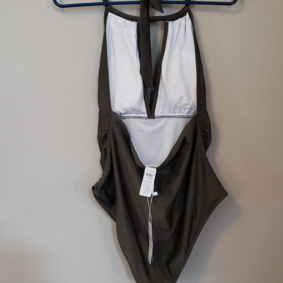 Cupshe Olive Halter Swimsuit - Picture 6 of 6